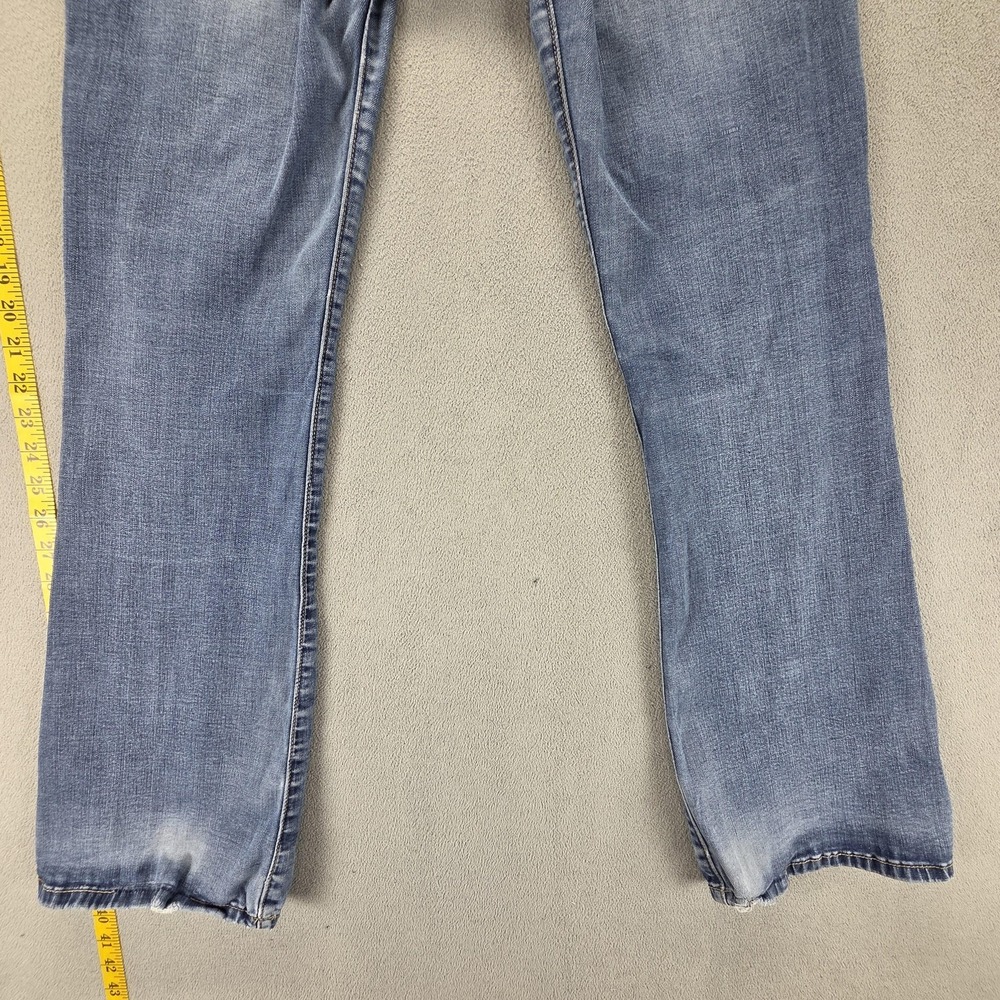 Diesel Jeans Womens Blue High Waist Bootcut Flare Medium Wash Stretch Fits 24x32 - Picture 14 of 16